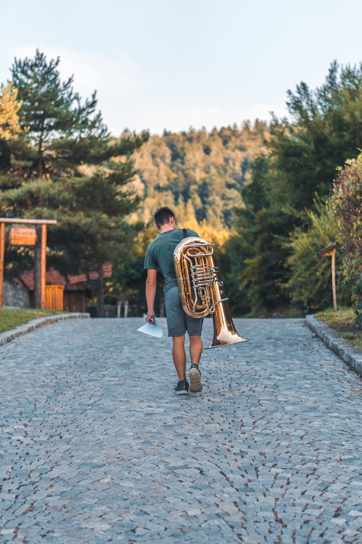 tuba player